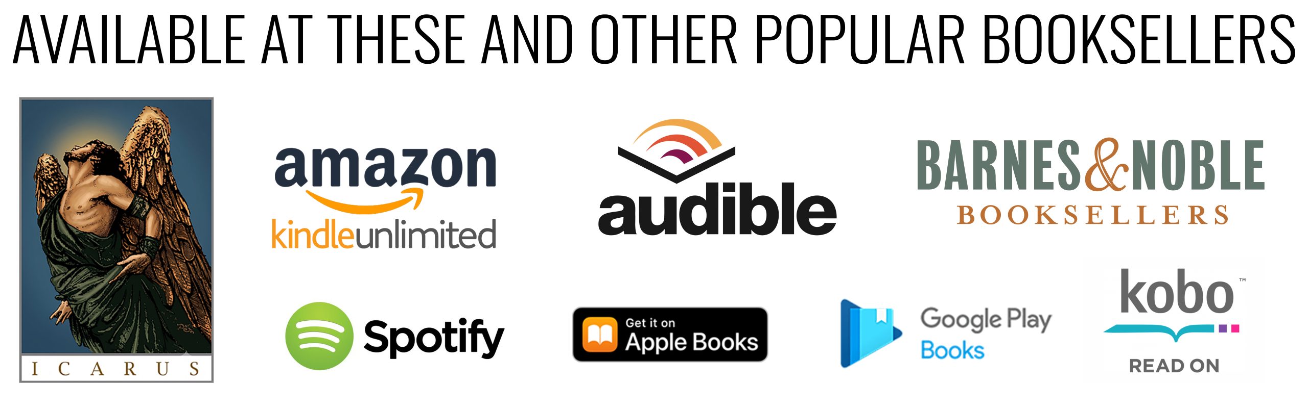 JM Campbell's books, including The Angel of Sallow Cove and The Spore, are available in multiple formats from these and hundreds of other popular booksellers.